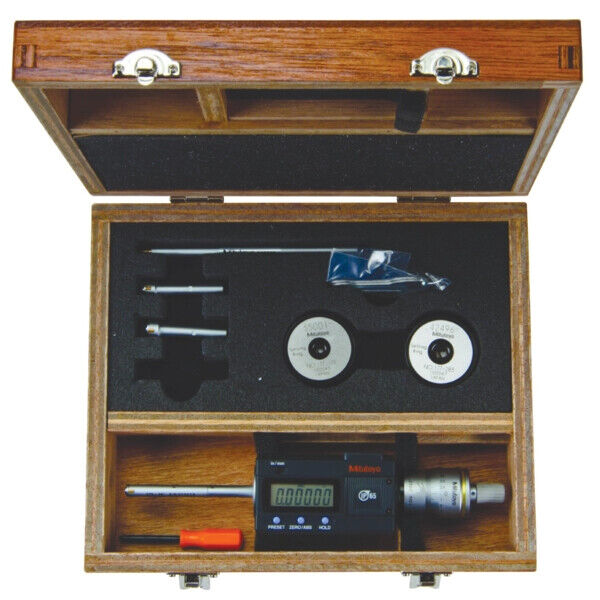 468-976 - Holtest Digimatic -Conjunto com Cabeças Intermutáveis 0,275-0,5", Interchange. Head IP65, TIN, Mitutoyo
