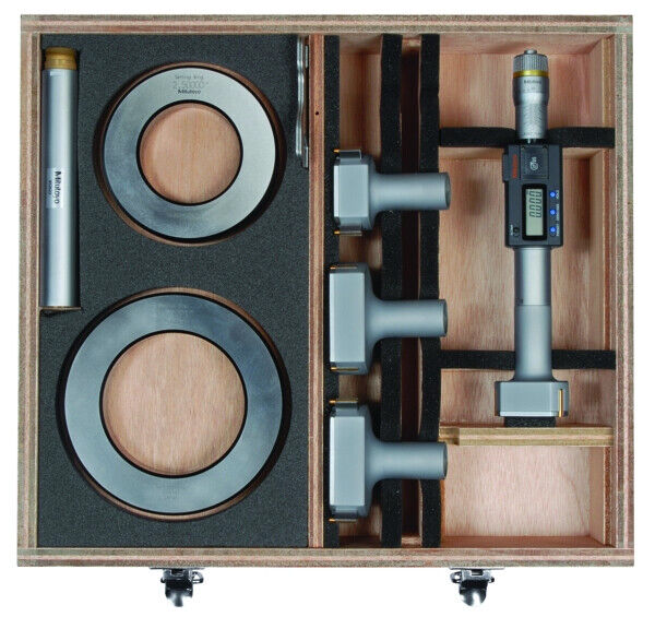468-979 - Holtest Digimatic -Conjunto com Cabeças Intermutáveis 2-4", Interchange. Head IP65, TIN, Mitutoyo