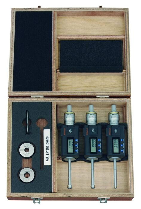 468-981 - Holtest Digimatic -Conjunto com Micrómetros Completos 6-12mm, Complete Unit, IP65, TIN, Mitutoyo