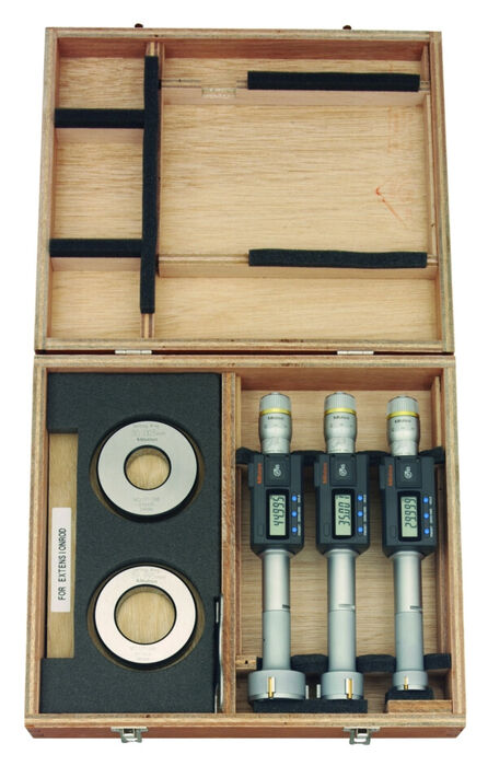 468-983 - Holtest Digimatic -Conjunto com Micrómetros Completos 25-50mm, Complete Unit, IP65, TIN, Mitutoyo