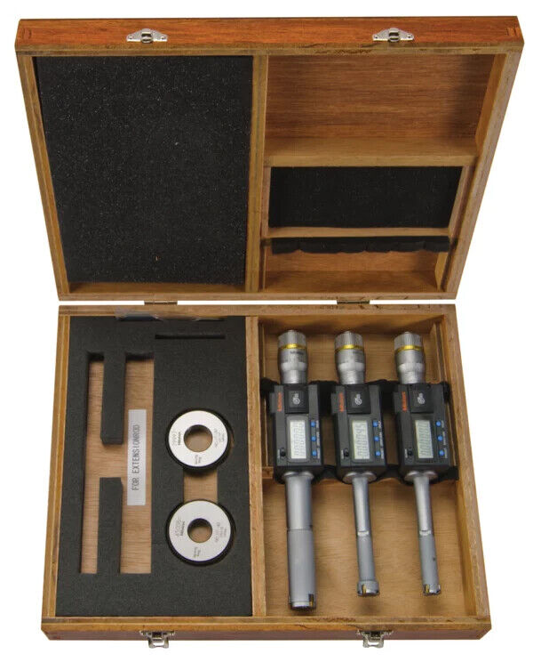 468-987 - Holtest Digimatic -Conjunto com Micrómetros Completos 0,5-1", Complete Unit, IP65, TIN, Mitutoyo