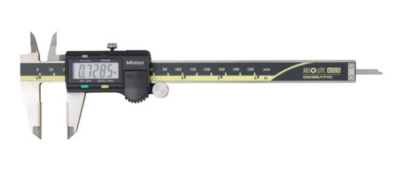500-160-30 - Paquímetro AOS ABSOLUTE Digimatic -Pastilha Metal duro Polegadas/Métrico, 0-6", Rolete, sem saída de dados, Mitutoyo