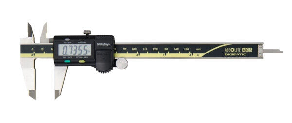 500-171-30 - Paquímetro AOS ABSOLUTE Digimatic Polegadas/Métrico, 0-6", vareta plana, Rolete, saída de dados, Mitutoyo