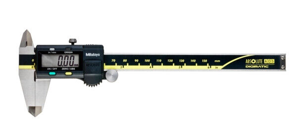 500-178-30 - Paquímetro AOS ABSOLUTE Digimatic Polegadas/Métrico, 0-6", vareta redonda, Rolete, saída de dados, Mitutoyo