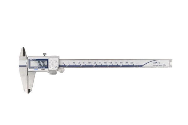500-732-20 - Paquímetro ABSOLUTE Digimatic IP67 -Pastilha Metal Duro In/Met, 0-8", Rolete, OD Pastilha Metal Duro, Mitutoyo
