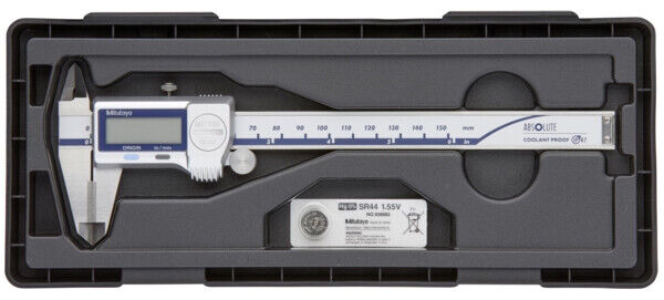 500-733-20 - Paquímetro ABSOLUTE Digimatic IP67 -Pastilha Metal Duro In/Met, 0-6", Rolete, ID/OD Pastilha Metal Duro., Mitutoyo