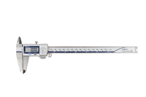 500-734-20 - Paquímetro ABSOLUTE Digimatic IP67 -Pastilha Metal Duro In/Met, 0-8", Rolete, ID/OD Pastilha Metal Duro., Mitutoyo