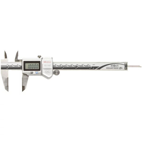 500-737-20 - Paquímetro ABSOLUTE Digimatic IP67 -Pastilha Metal Duro In/Met, 0-6", Rolete, ID/OD Pastilha Metal Duro, Mitutoyo