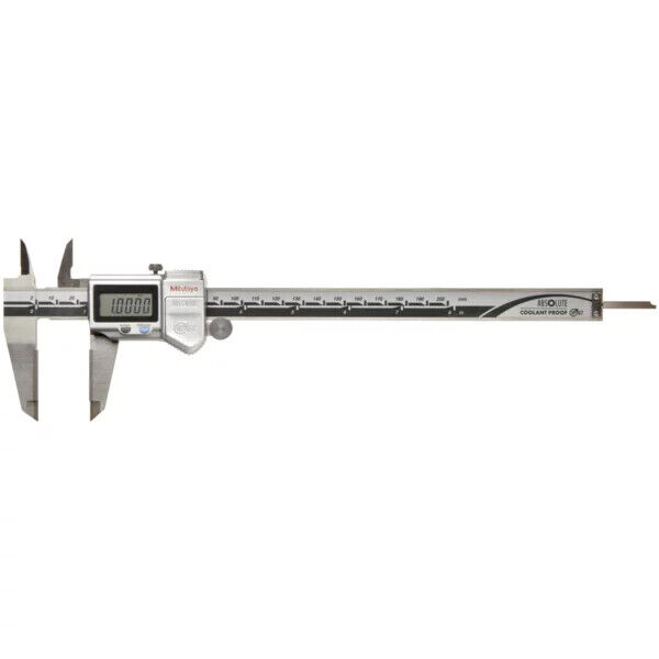 500-738-20 - Paquímetro ABSOLUTE Digimatic IP67 -Pastilha Metal Duro In/Met, 0-8", Rolete, ID/OD Pastilha Metal Duro, Mitutoyo
