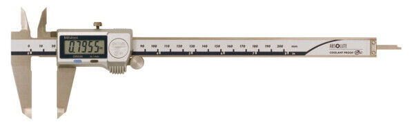 500-753-20 - Paquímetro ABSOLUTE Digimatic IP67 Polegadas/Métrico, 0-8", Rolete, sem saída de dados, Mitutoyo