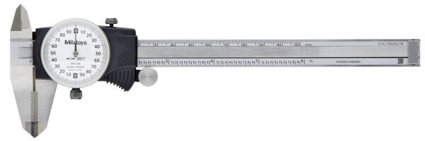 505-744 - Paquímetro de Relógio 0-6", 0,001", 0,2"/rev., Polegadas, Mitutoyo