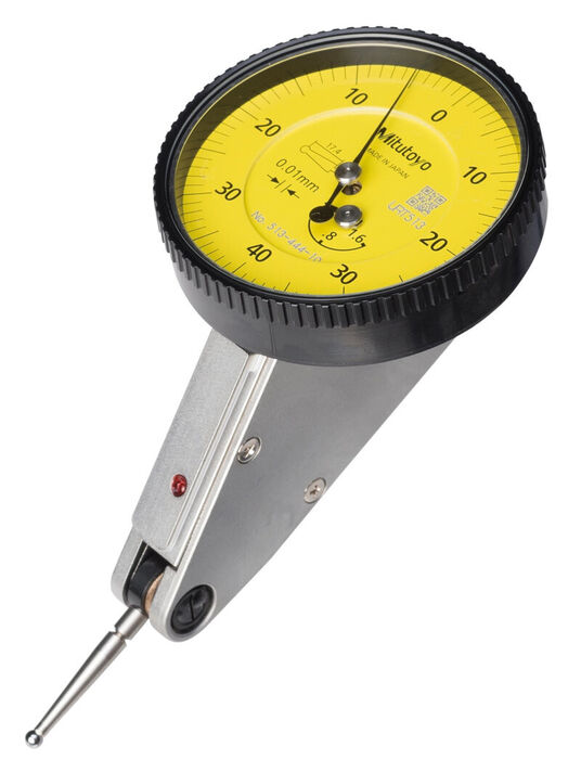 513-444-10E - Comparador de Alavanca -Modelo Horizontal -Face Inclinada 20°- Basic Set, 1,6mm, 0,01mm, 8mm,Stem, Stylus, Mitutoyo