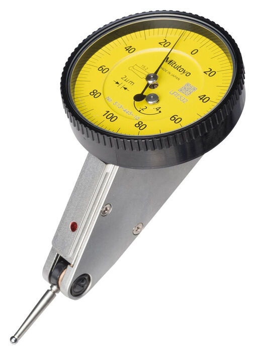 513-445-10E - Comparador de Alavanca -Modelo Horizontal -Face Inclinada 20°- Basic Set, 0,4mm, 0,002mm, 8mm,Stem, Stylus, Mitutoyo