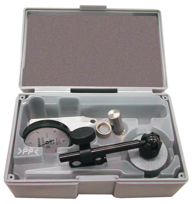 513-907-10E - Comparador de Alavanca e Base Magnética Basic Set, 0,03", 0,0005", 9,52mm,Stem, Stylus, Magnetic Stand, Mitutoyo