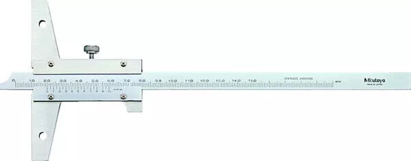 527-121 - Paquímetro de Profundidade com Nónio 0-150mm, 0,02mm, Mitutoyo