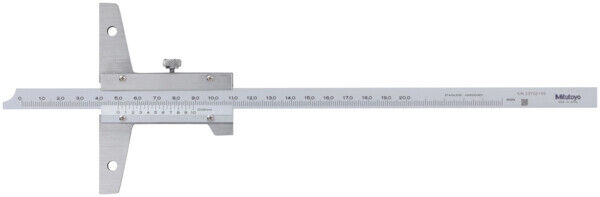 527-202 - Paquímetro de profundidade com Nónio 0-200mm, 0,05mm, Mitutoyo
