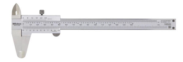 530-312 - Paquímetro de Nónio 0-150mm/0-6", 0,02mm, Métrico/Polegadas, Mitutoyo