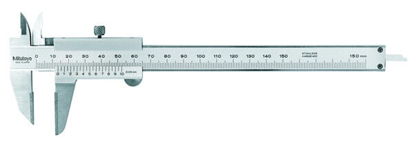 536-221 - Paquímetro -Riscador, Maxilas com Pastilhas de Metal Duro 0-150mm, 0,05mm, Métrico, Mitutoyo