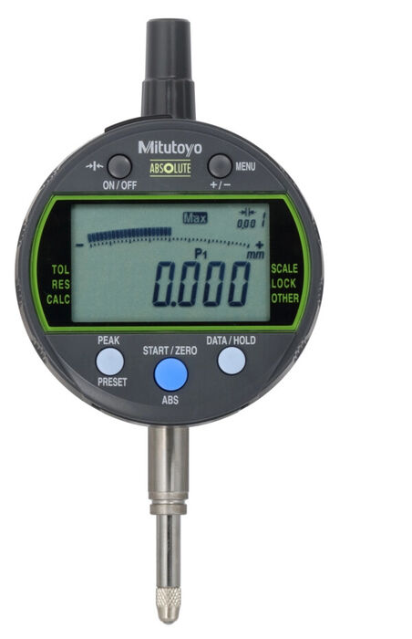 543-300-10 - Comparador Digital, Max/Min 12,7mm, 0,001mm, Tampa c/olhal, Mitutoyo
