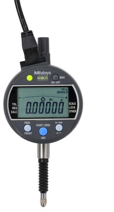 543-352-10 - Comparador Digital, Signal ID-C ASME/ANSI Type, Polegadas/Métrico, 0,5", 0,00005", Tampa c/olhal, Mitutoyo