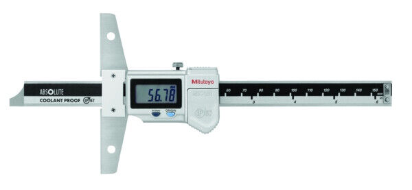 571-261-20 - Paquímetro de Profundidade ABSOLUTE Digimatic Polegadas/Métrico, IP67 0-6"/0-150mm, Mitutoyo