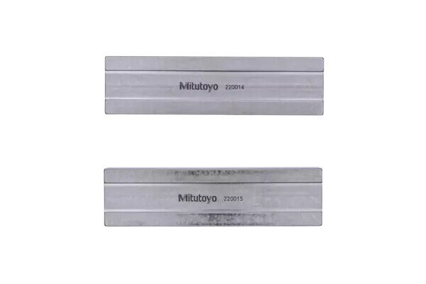 630030 - 2 Maxilas planas 2 pcs., Mitutoyo
