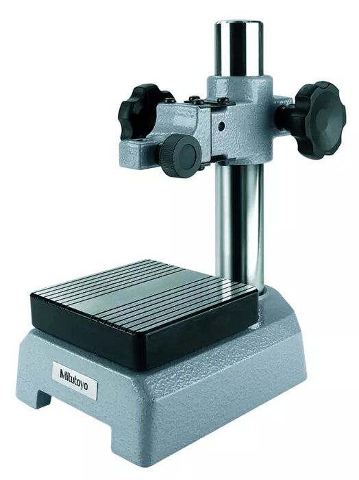 7007-10 - Base para Comparador com Mesa de Medição em Aço Temperado 90x90mm, Square Anvil, Mitutoyo