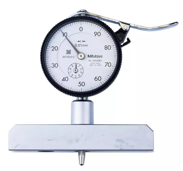 7220A - Medidor de Profundidade 0-200mm, Ball Point Contact Element, 100mm,Base, Mitutoyo