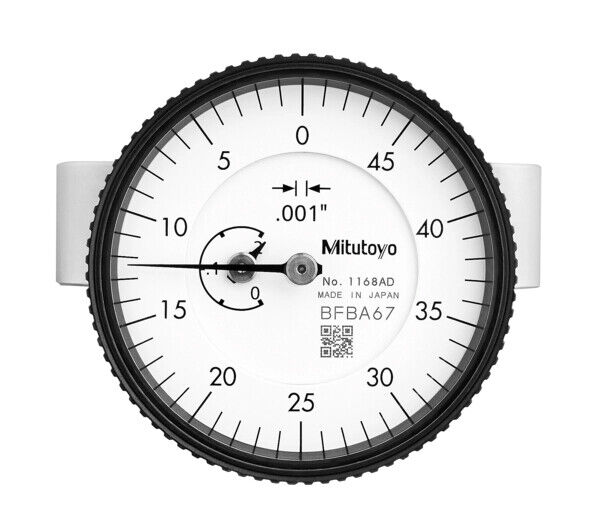 7237A - Dial comparador Depth Gauge, Back Plunger 0-8", Ball Point Contact Element, 2,5" Base", Mitutoyo