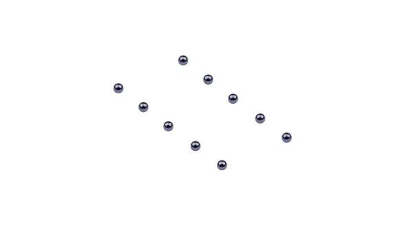19BAA082 - Replacement ball for Rockwell test, 1,5875mm, Aço without calibration certificate, Mitutoyo