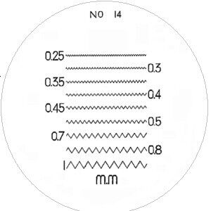 183-115 - Reticulo No. 14, Mitutoyo