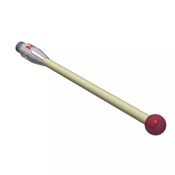 K651141 - Styli_Straight Cerâmica stem Ø2,0mm, base stainless aço Ø4,0mm,L 40,0mm, ML 36,0mm, Mitutoyo
