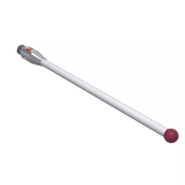K651143 - Styli_Straight Cerâmica stem Ø2,0mm, base stainless aço Ø4,0mm,L 50,0mm, ML 43,0mm, Mitutoyo