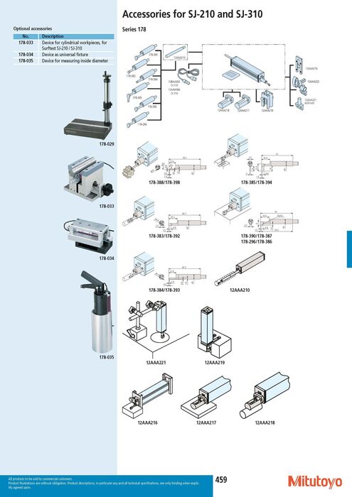 178-296 - Sensor standard 2 µm; 0,75 mN p/ SJ-210 e SJ-310, Mitutoyo
