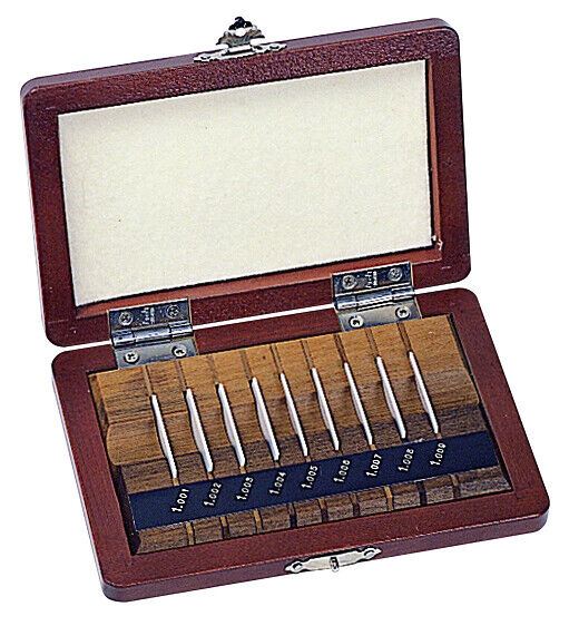 516-384-60 - Gauge Block Set, Métrico, certificado JCSS, ISO 9 blocos, Grau 2, Cerâmica, Mitutoyo