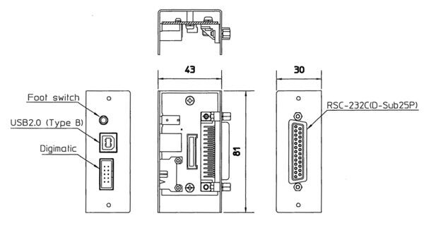 06AET993 - USB/RS 232 C code out unit, Mitutoyo