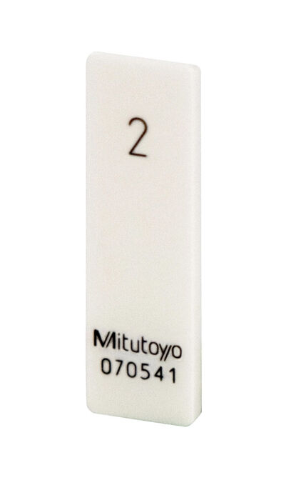 613850-026 - Bloco Padrão, Grau 0, Cerâmica, 5,1mm, com certificado JCSS, Mitutoyo