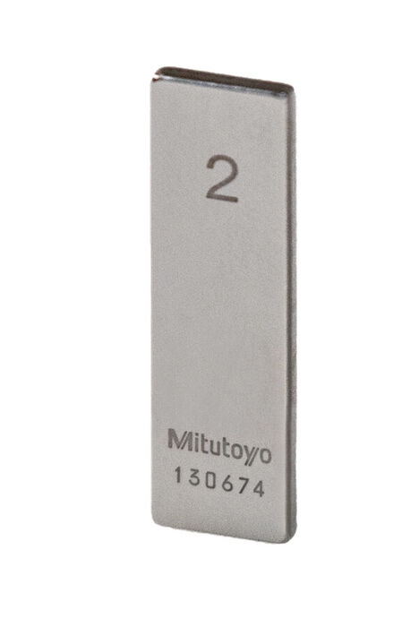 611936-026 - Bloco Padrão Grau 0, aço, 0,95mm, com certificado JCSS, Mitutoyo