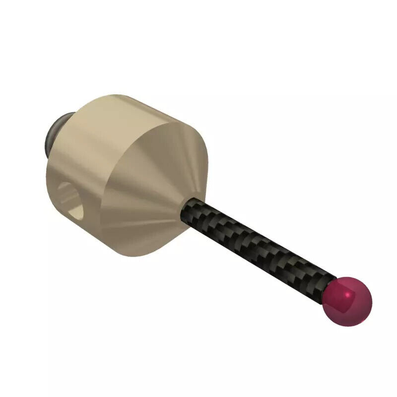 K650162 - Stylus M5 ruby ball ø3,0mm,Stylus M5, ruby ball Ø3mm, carbon fibre stem Ø2mm, titanium base Ø11mm, L23,5mm, ML13,5mm, Mitutoyo