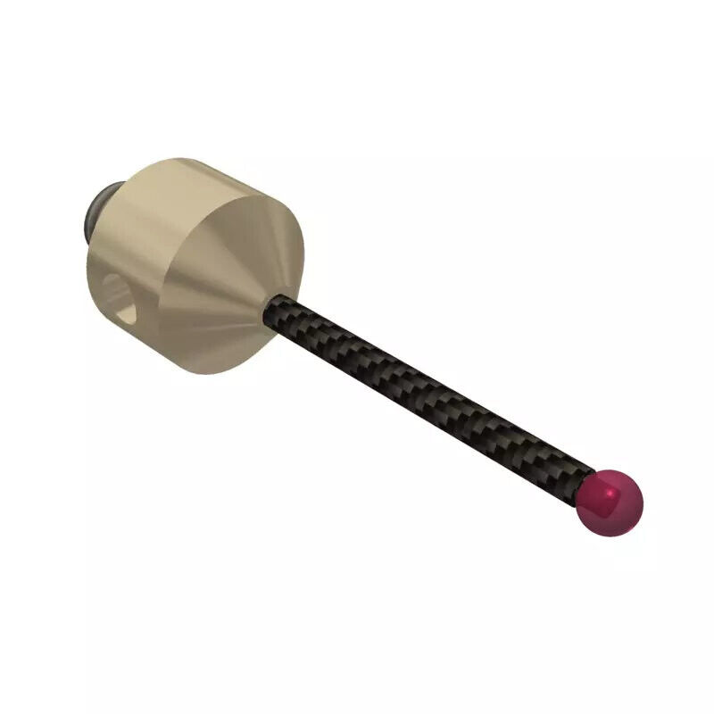 K650163 - Stylus M5 ruby ball ø3,0mm,Stylus M5, ruby ball Ø3mm, carbon fibre stem Ø2mm, titanium base Ø11mm, L32mm, ML22mm, Mitutoyo