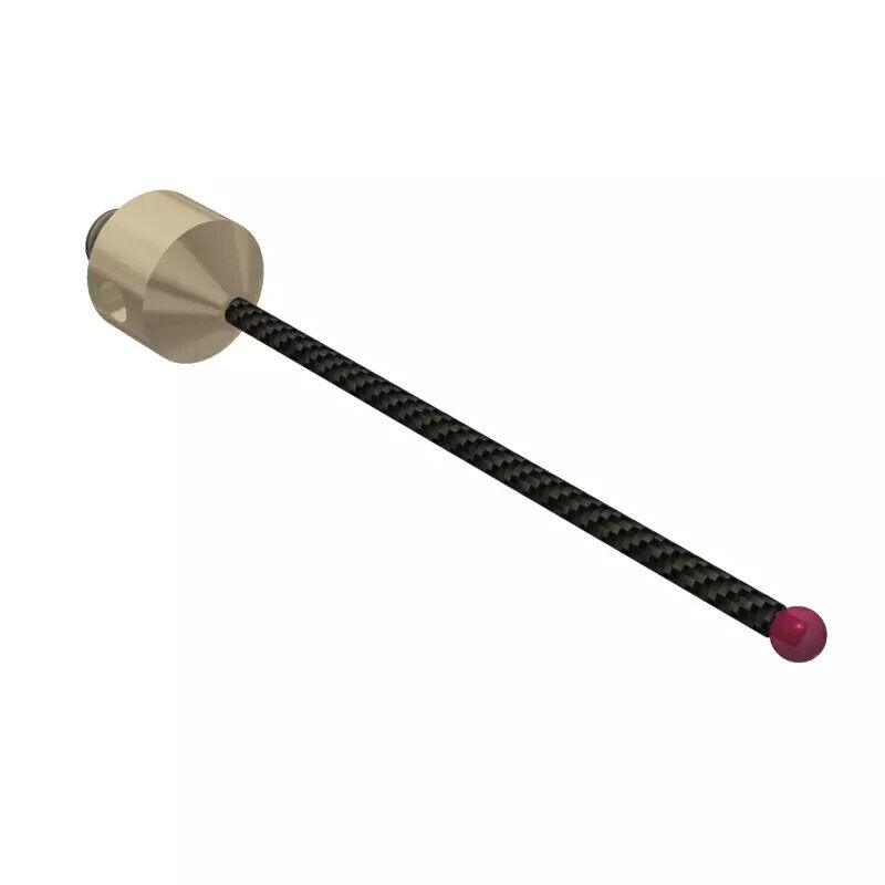 K650166 - Stylus M5 ruby ball ø3,0mm,Stylus M5, ruby ball Ø3mm, carbon fibre stem Ø2mm, titanium base Ø11mm, L56,5mm, ML46,5mm, Mitutoyo