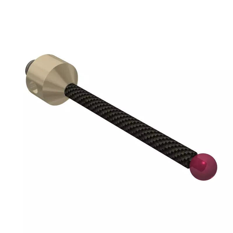 K650176 - Stylus M5 ruby ball ø5,0mm,Stylus M5, ruby ball Ø5mm, carbon fibre stem Ø3,5mm, titanium base Ø11mm, L47,5mm, ML38mm, Mitutoyo