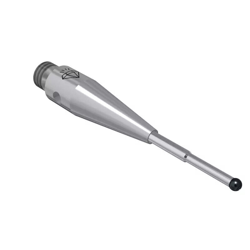 K650240 - Stylus M3 diamond coated ball 1,05mm,Metal duro stem Ø1mm, stainless aço base Ø4mm, L21,5mm, ML8,5mm, Mitutoyo