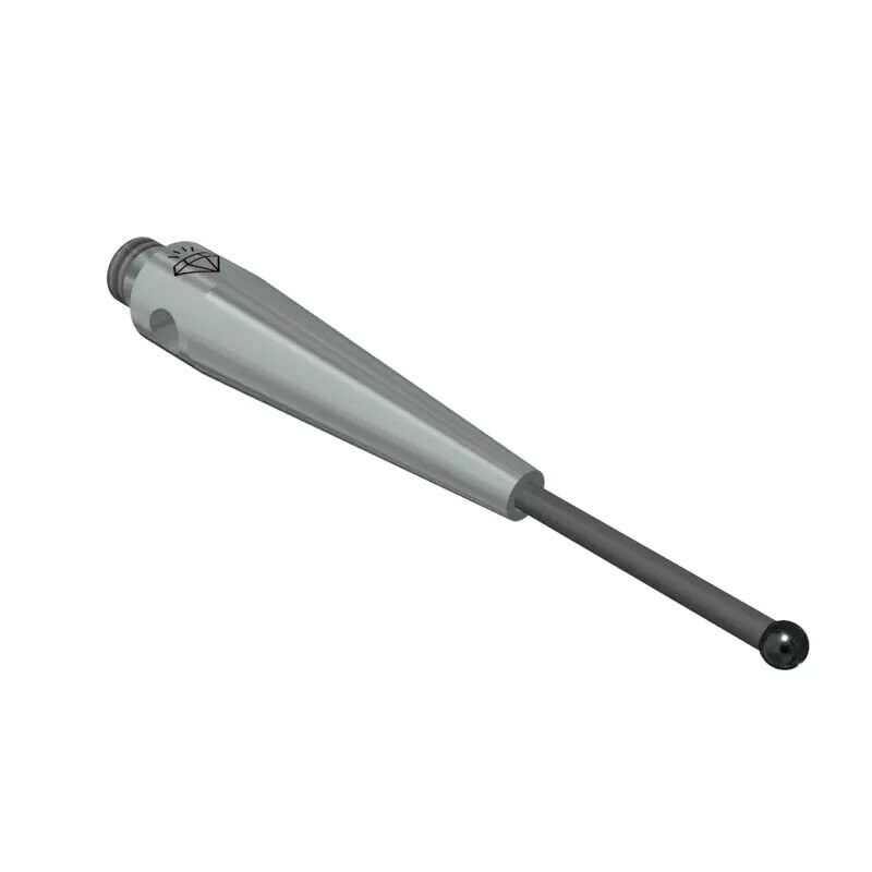 K650243 - Stylus M2 diamond coated ball 1,05mm,Metal duro Ø0,8mm, stainless aço base Ø3mm, L20mm, ML7mm, Mitutoyo