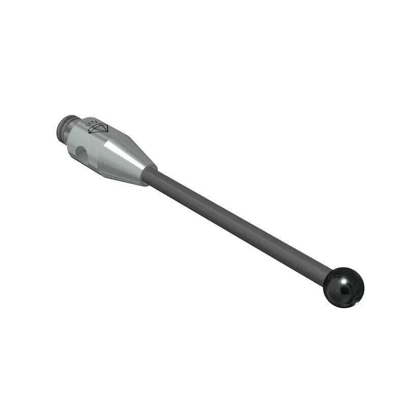 K650245 - Stylus M2 diamond coated ball 2,05mm,Metal duro stem Ø1mm, stainless aço base Ø3mm, L20mm, ML15mm, Mitutoyo