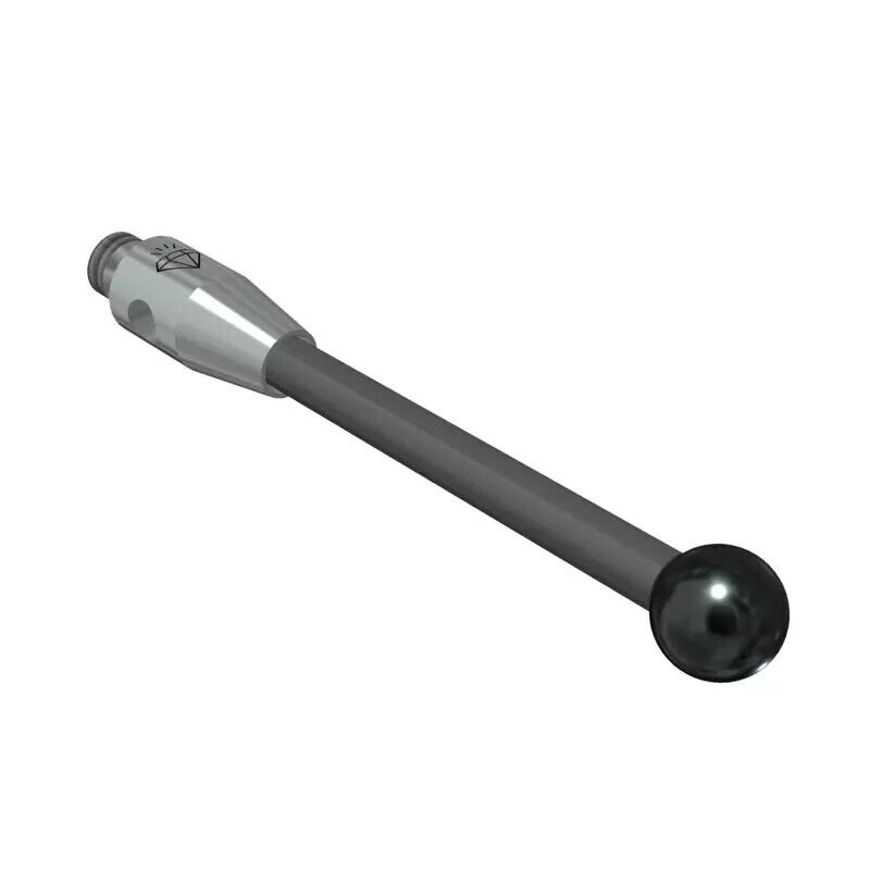K650250 - Stylus M2 diamond coated ball 3,05mm,Metal duro stem Ø1,5mm, stainless aço base Ø3mm, L20mm, ML17mm, Mitutoyo