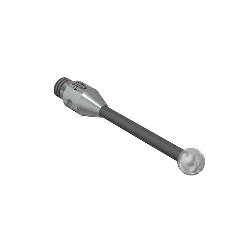 K650294 - Stylus M3 solid diamond ball Ø3,0mm,Metal duro stem Ø1,5mm, stainless aço base Ø4mm, L20mm, ML15,6mm, Mitutoyo