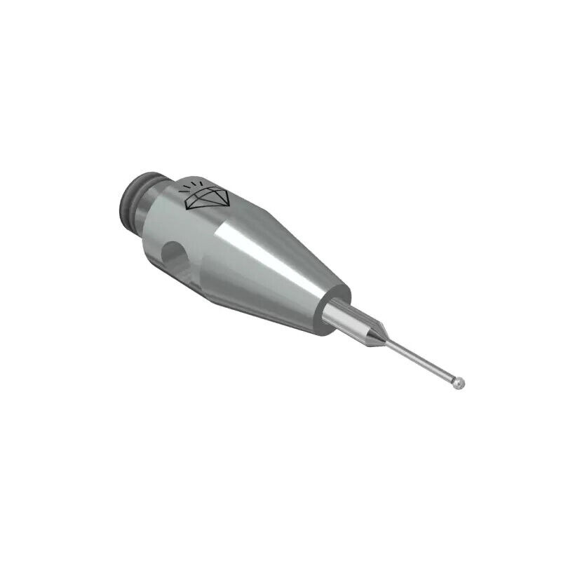 K650315 - Stylus M2 solid diamond ball Ø0,3mm,Metal duro stem Ø0,7mm, stainless aço base Ø3mm, L10mm, ML4mm, ML1 2,0mm, Mitutoyo