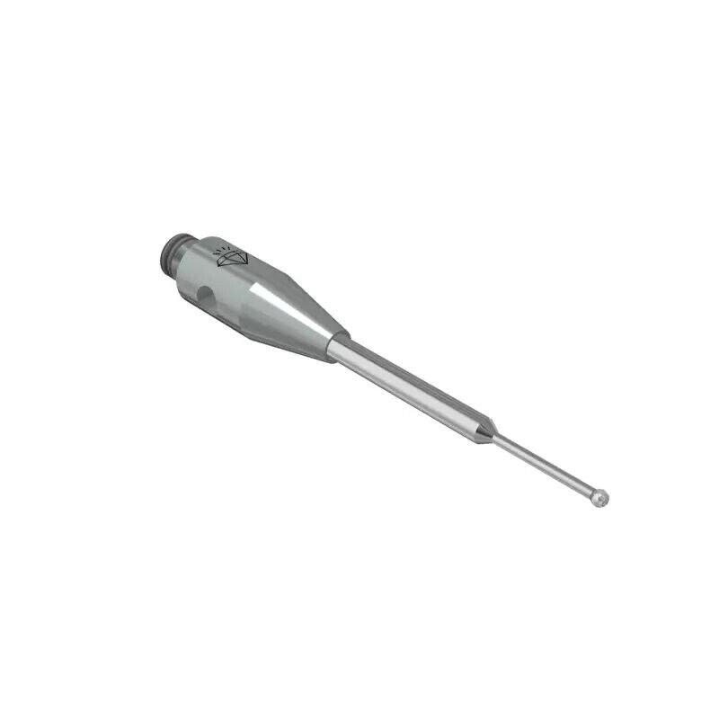 K650316 - Stylus M2 solid diamond ball Ø0,6mm,Metal duro stem Ø1mm, stainless aço base Ø3mm, L20mm, ML4mm, Mitutoyo