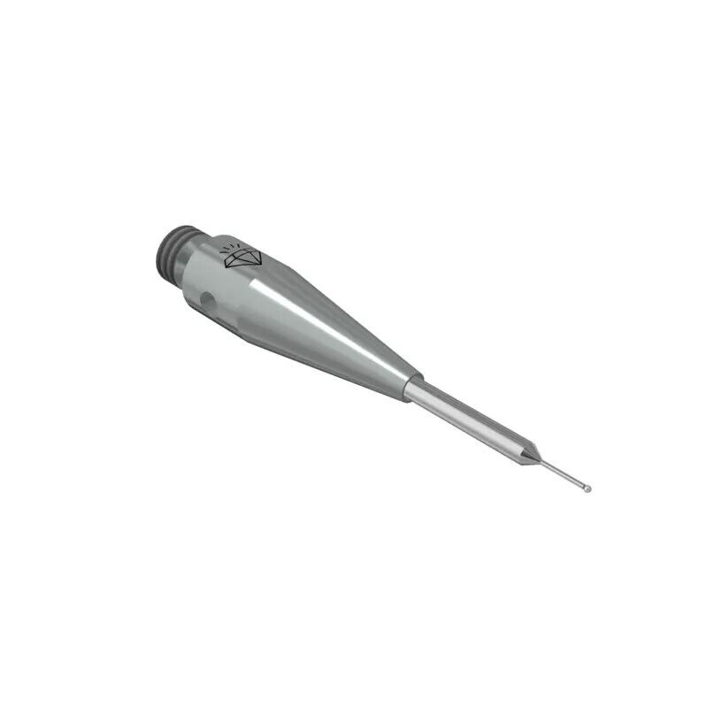 K650317 - Stylus M3 solid diamond ball Ø0,3mm,Metal duro stem Ø1mm, stainless aço base Ø4mm, L21,85mm, ML8,85mm, ML1 2,15mm, Mitutoyo